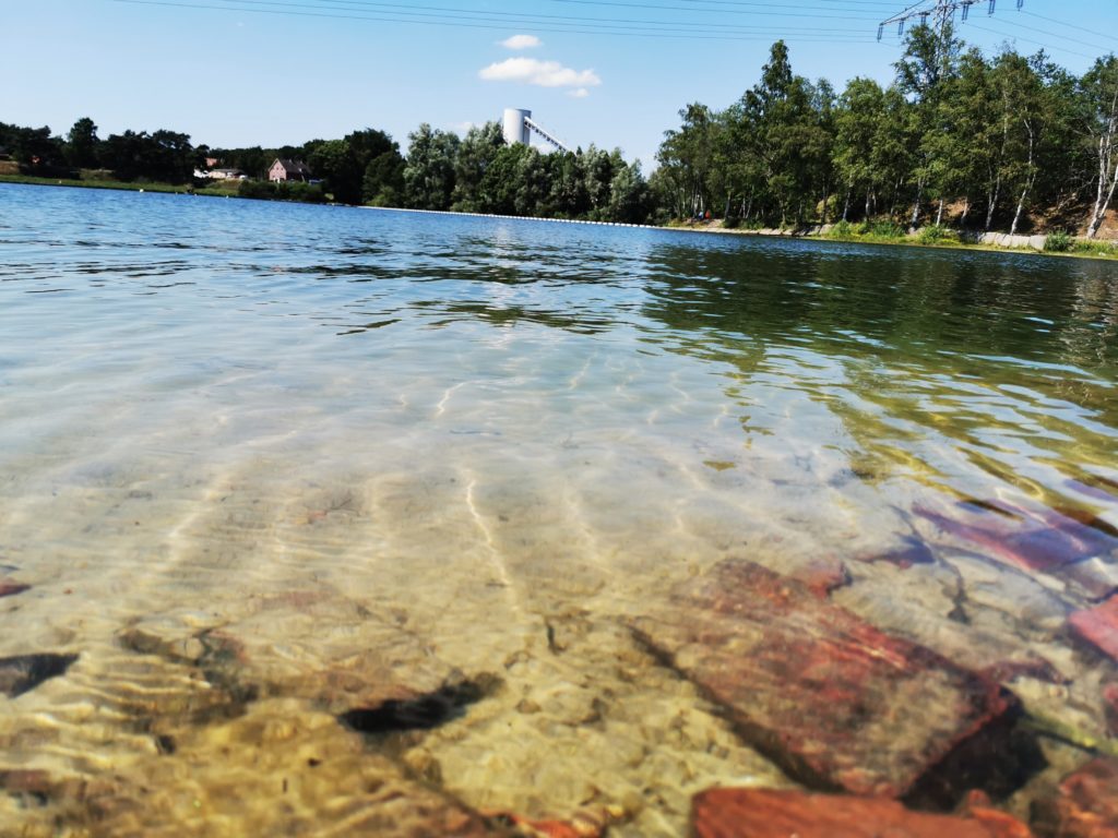 Originalaufnahme vom Angelteich Almsee