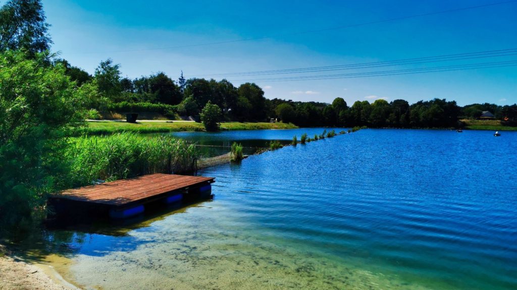 Originalaufnahme vom Angelteich Almsee