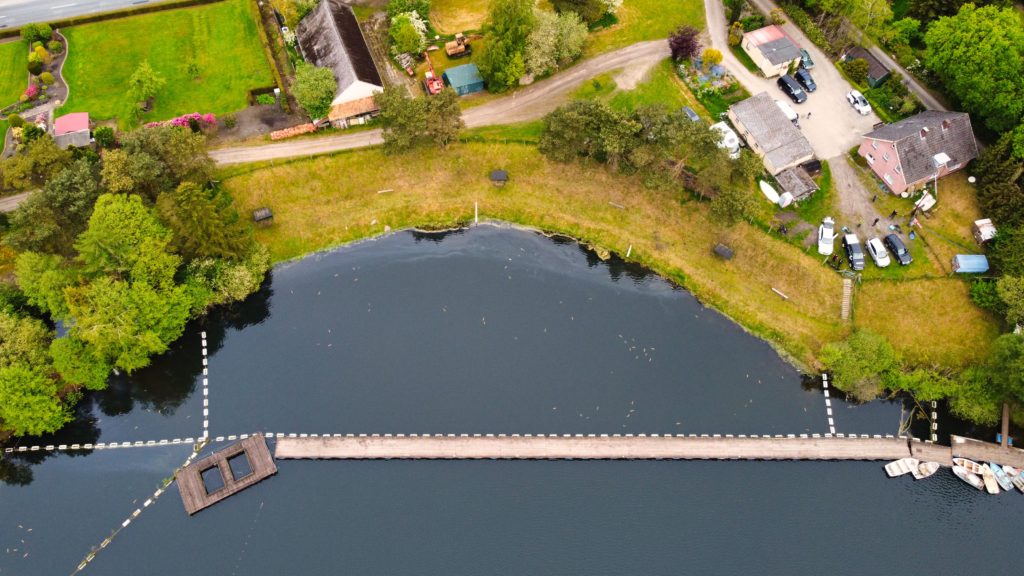 Originalaufnahme vom Angelteich Almsee
